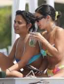 Vanessa Hudgens and Stella Hudgens Booty in Bikini in Italy