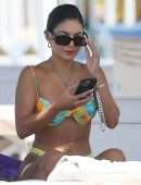 Vanessa Hudgens and Stella Hudgens Booty in Bikini in Italy