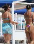 Vanessa Hudgens and Stella Hudgens Booty in Bikini in Italy