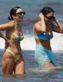 Vanessa Hudgens and Stella Hudgens Booty in Bikini in Italy