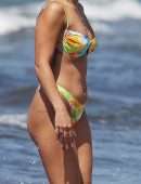 Vanessa Hudgens and Stella Hudgens Booty in Bikini in Italy
