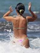 Vanessa Hudgens and Stella Hudgens Booty in Bikini in Italy