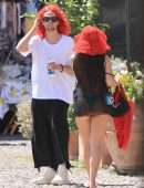 Addison Rae Booty in Semi-Sheer Dress on Holiday in Portofino