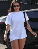 Addison Rae Leggy, Steps Out for Pilates in Los Angeles