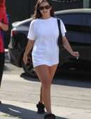 Addison Rae Leggy, Steps Out for Pilates in Los Angeles