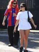 Addison Rae Leggy, Steps Out for Pilates in Los Angeles