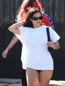 Addison Rae Leggy, Steps Out for Pilates in Los Angeles