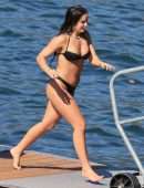Addison Rae Booty in Tiny BIkini at Lake Como in Italy