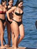 Addison Rae Booty in Tiny BIkini at Lake Como in Italy