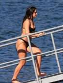 Addison Rae Booty in Tiny BIkini at Lake Como in Italy