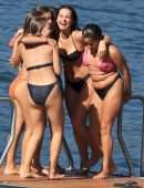 Addison Rae Booty in Tiny BIkini at Lake Como in Italy