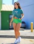 Addison Rae Booty in Shorts, Out in West Hollywood