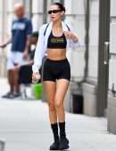 Bella Hadid Leggy and Booty, Out in New York