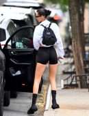 Bella Hadid Leggy and Booty, Out in New York