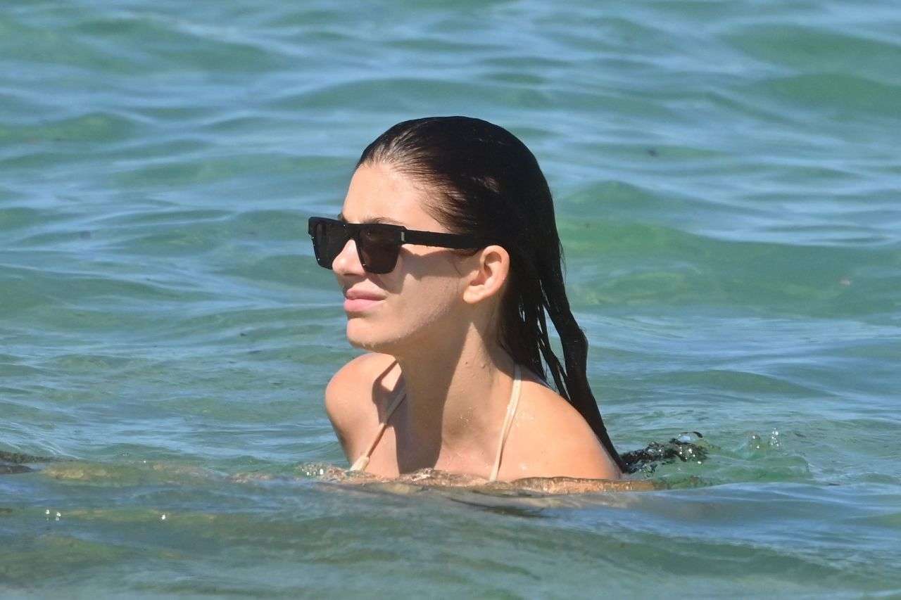 Camila Morrone in Bikini at the Beach in Saint-Tropez