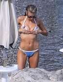 Charlotte McKinney Booty in a Bikini in Positano