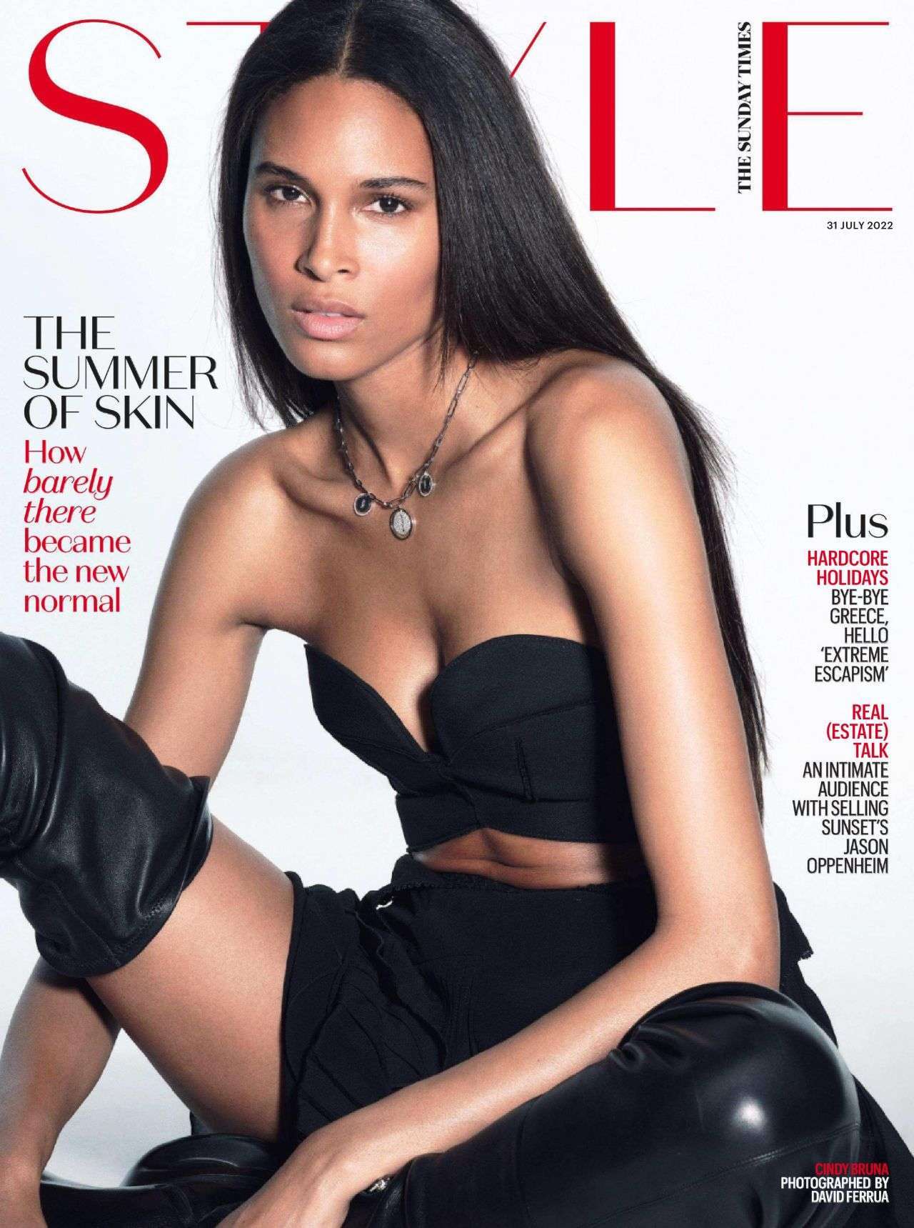 Cindy Bruna in The Sunday Times Style Magazine 2022