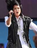 Demi Lovato Performing at Good Morning America in New York