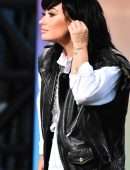 Demi Lovato Performing at Good Morning America in New York