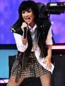 Demi Lovato Performing at Good Morning America in New York
