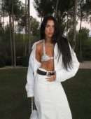 Dua Lipa Flaunts in Skimpy Top with Friends