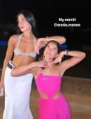 Dua Lipa Flaunts in Skimpy Top with Friends