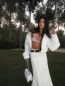 Dua Lipa Flaunts in Skimpy Top with Friends