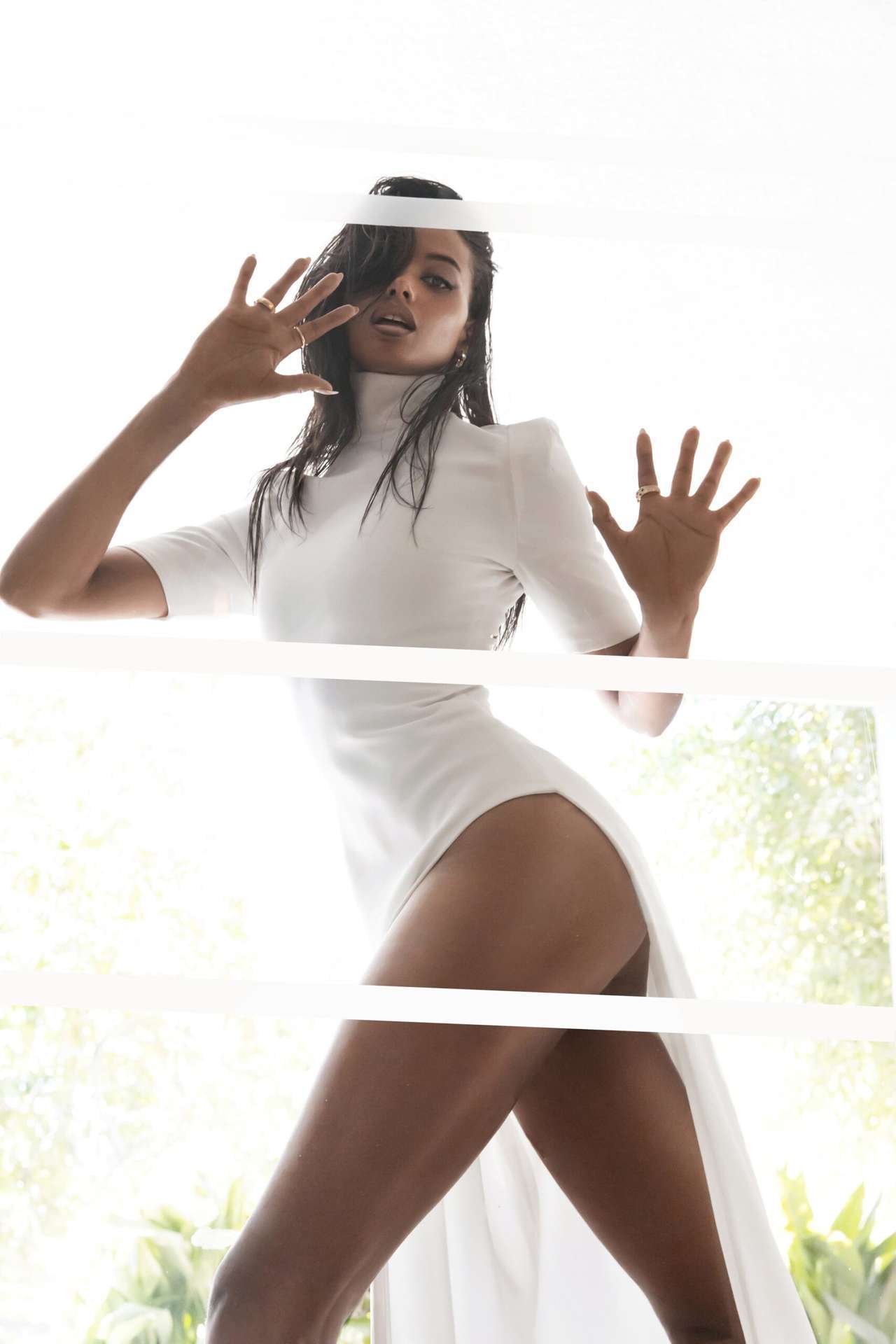 Ella Balinska Cleavage and Leggy in Vingt Sept Magazine - August 2022