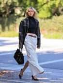 Elsa Hosk in Sheer Top, Out in Los Angeles