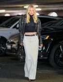 Elsa Hosk in Sheer Top, Out in Los Angeles