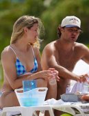 Eugenie Bouchard Booty in Bikini at the Beach in Miami