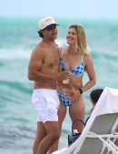 Eugenie Bouchard Booty in Bikini at the Beach in Miami