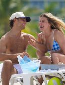 Eugenie Bouchard Booty in Bikini at the Beach in Miami