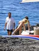 Irina Shayk Booty in Thong Bikini in Ibiza