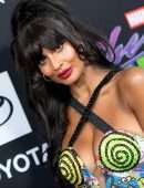 Jameela Jamil Cleavage at “She-Hulk: Attorney” Premiere in Los Angeles