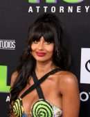Jameela Jamil Cleavage at “She-Hulk: Attorney” Premiere in Los Angeles