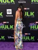 Jameela Jamil Cleavage at “She-Hulk: Attorney” Premiere in Los Angeles