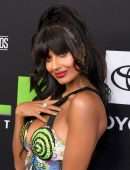Jameela Jamil Cleavage at “She-Hulk: Attorney” Premiere in Los Angeles