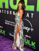 Jameela Jamil Cleavage at “She-Hulk: Attorney” Premiere in Los Angeles