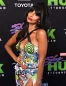 Jameela Jamil Cleavage at “She-Hulk: Attorney” Premiere in Los Angeles