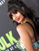 Jameela Jamil Cleavage at “She-Hulk: Attorney” Premiere in Los Angeles