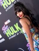 Jameela Jamil Cleavage at “She-Hulk: Attorney” Premiere in Los Angeles
