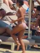 Janette Manrara Booty in a Bikini at a Beach in Mykonos