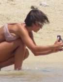 Janette Manrara Booty in a Bikini at a Beach in Mykonos