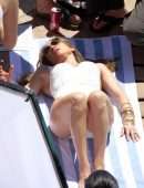 Jennifer Lopez in a Swimsuit on a Photoshoot in Capri