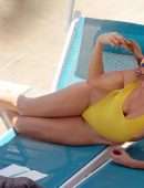 Jennifer Lopez in a Swimsuit on a Photoshoot in Capri