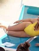 Jennifer Lopez in a Swimsuit on a Photoshoot in Capri