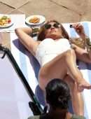 Jennifer Lopez in a Swimsuit on a Photoshoot in Capri