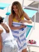 Jennifer Lopez in a Swimsuit on a Photoshoot in Capri