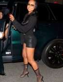 Karrueche Tran Cleavage at Catch Steak in West Hollywood